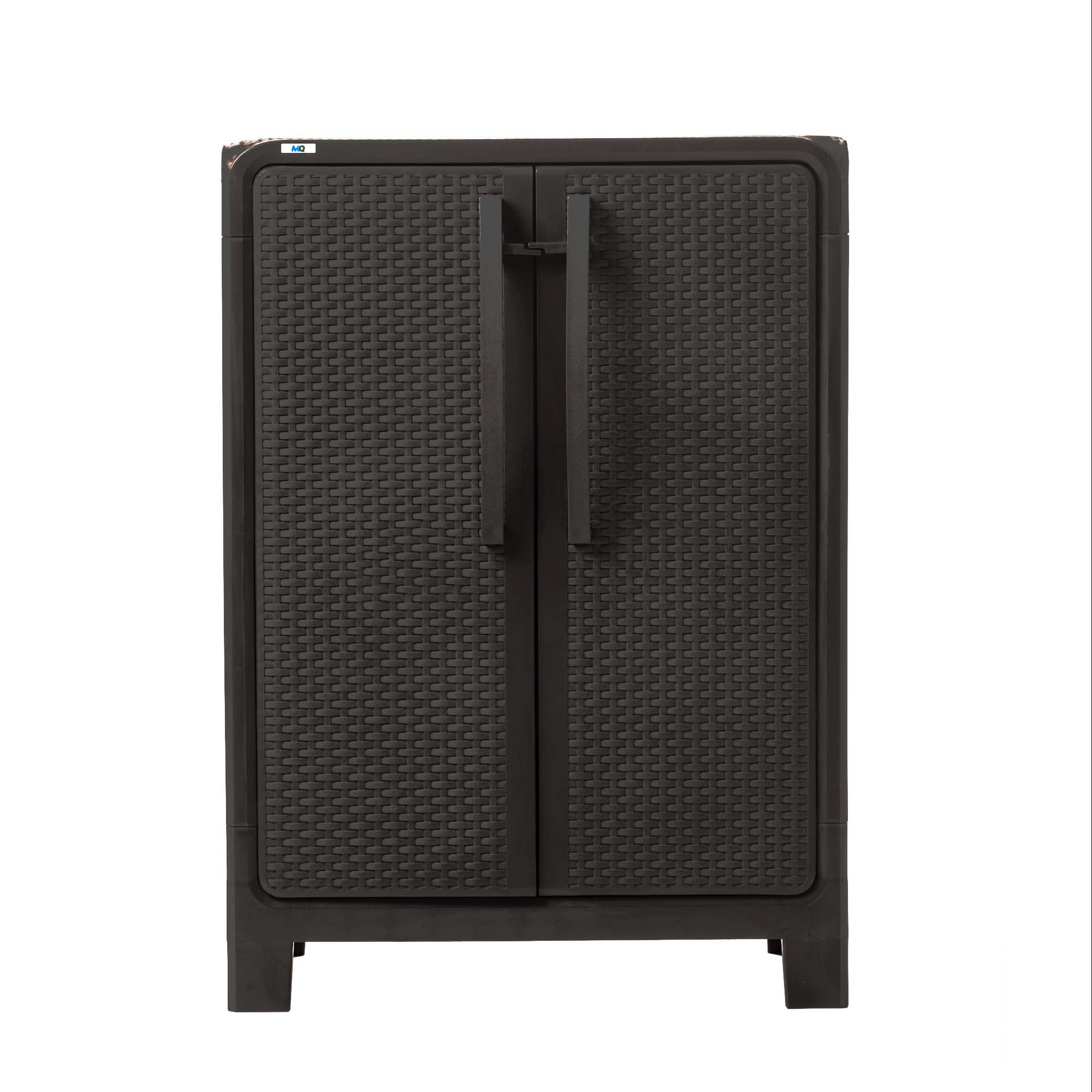 Armario Multiuso Mediano Modelo Ferrara 100 *70 *46cm Marrón Oscuro Qrubber