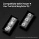 thumbnail image 5 of Juego completo de teclas Keycaps HyperX PBT, diseño en inglés (EE. UU.), color rosa, 5 of 8