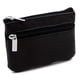 thumbnail image 4 of Cartera pequeña/tarjetero con cremallera Piel Genuina Negra, 4 of 5