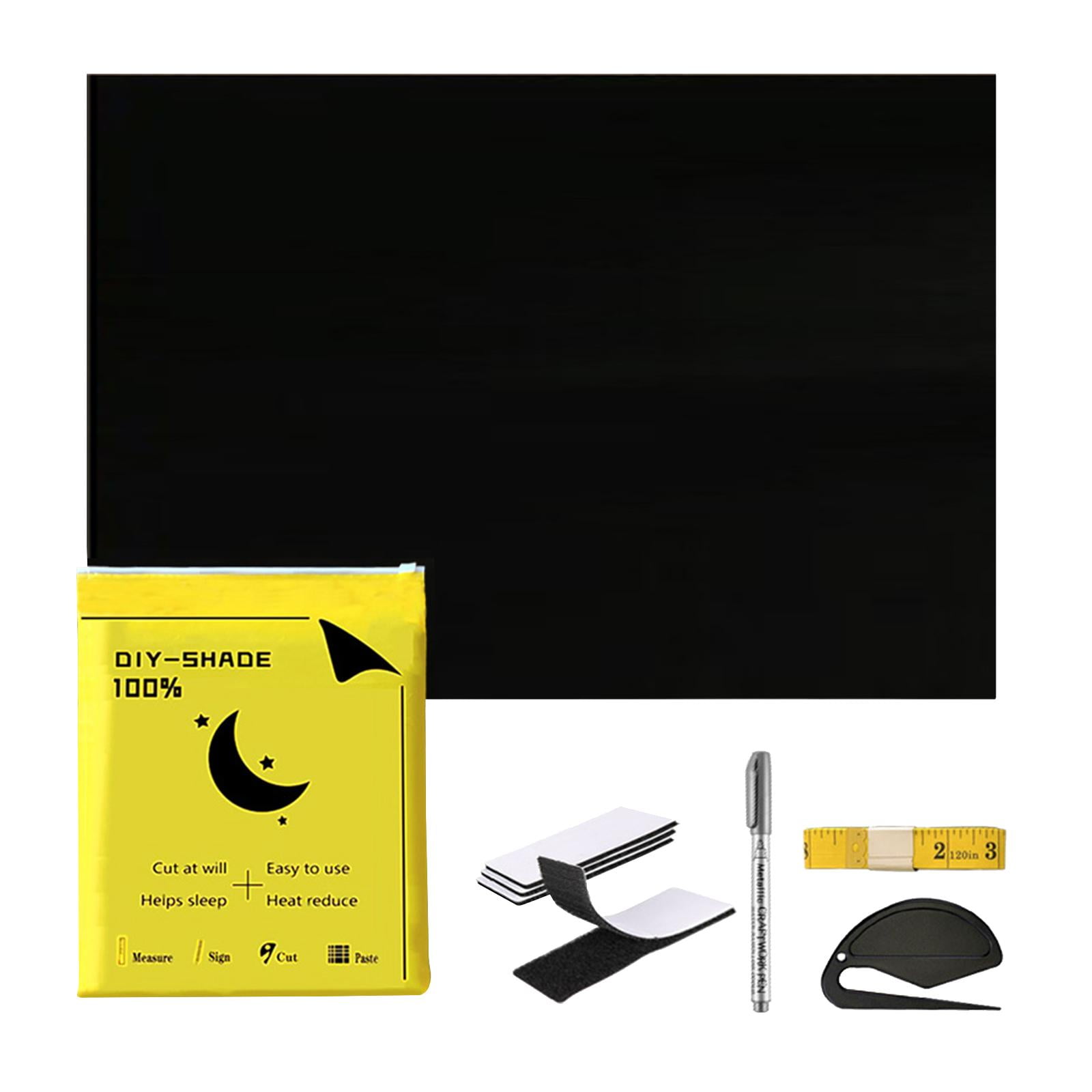 Bothyi - Cubierta De Ventana Sin Taladro, Cortinas Opacas Para Remolques De Viaje, Uso En Dormitorio, 1,45 M X 3 M