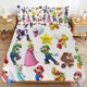 thumbnail image 1 of Super Mario 3-Piece Comforter Set for Bedroom Super Mario Bedding Set for Kids Adults Soft Microfiber Duvet Cover Set with Zipper Closure, 1 of 5