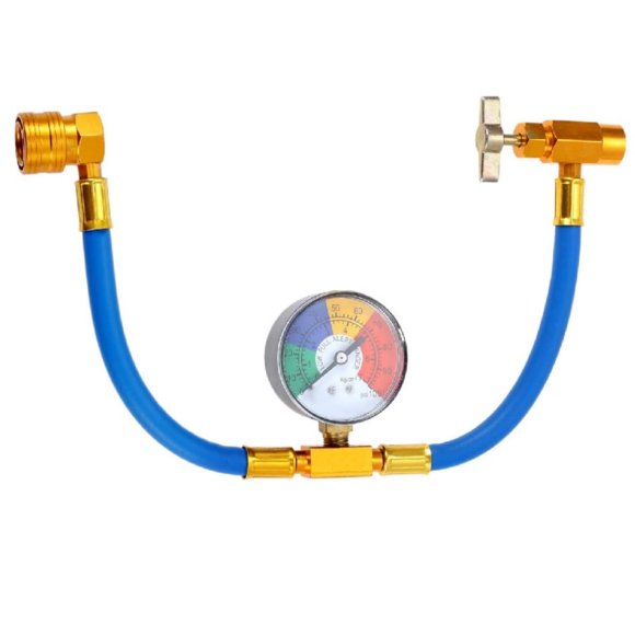 Kit de Manguera para Recarga de AC Aupoko R134A con Manómetro