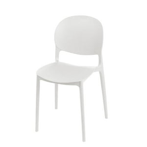 Silla Plástico Apilable Deco Sevilla Blanca Escandinavia Blanco Tamaño Único