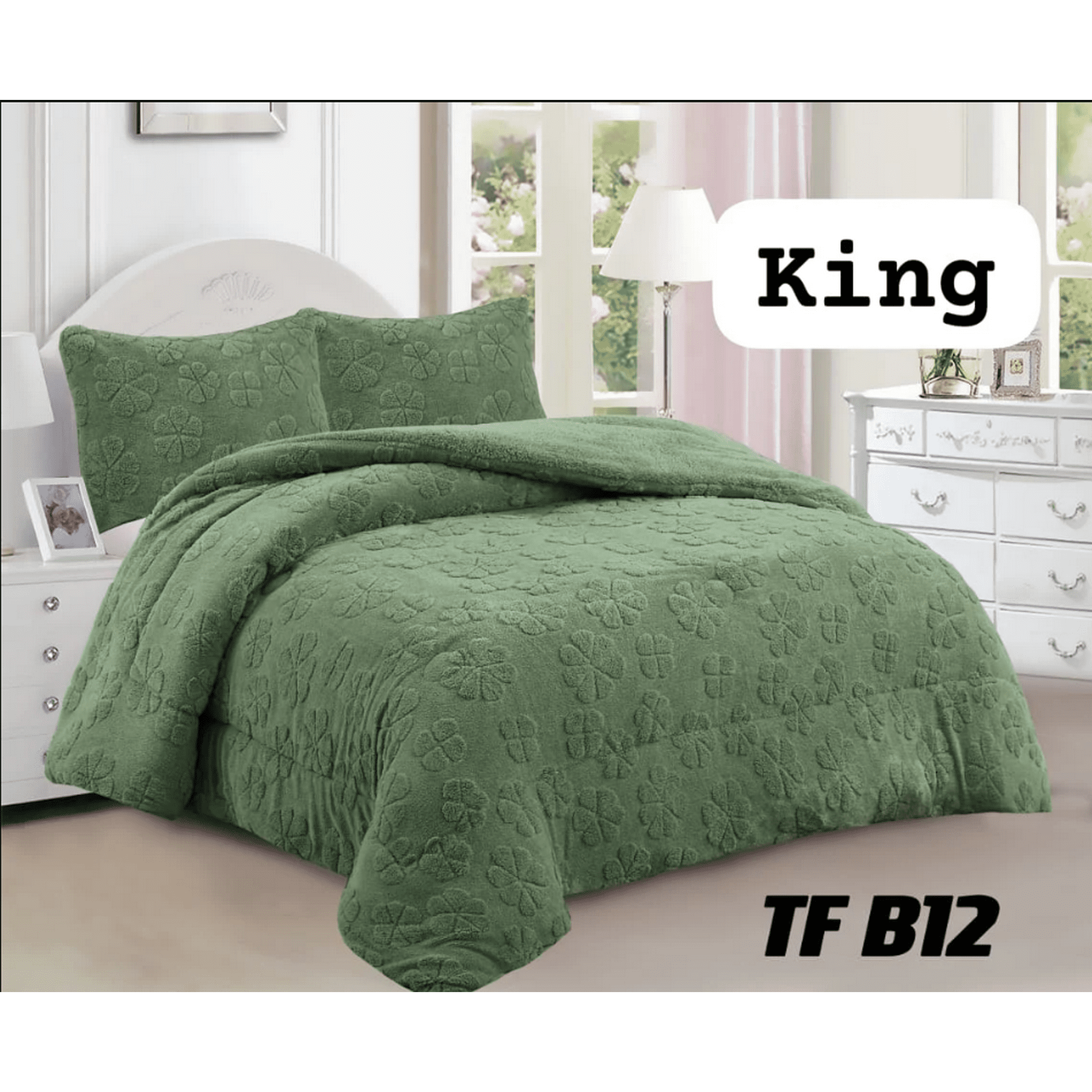 Mundo Shopping - Plumón De Invierno Texturizado Diseño De Trébol Con Chiporro