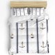 thumbnail image 1 of Anchor and sailboat Duvet Cover Bedding Set Pillowcase 3-Piece Bedding Set, 1 of 5