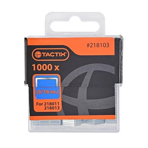 Tactix - Grapa Gruesa Trabajo Pesado 1000 Piezas 11 3 X 8 Mm