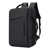 Jagima - Mochila Cabina 48X30X25 Avión Deluxe Expandible Impermeable Negro Mediana