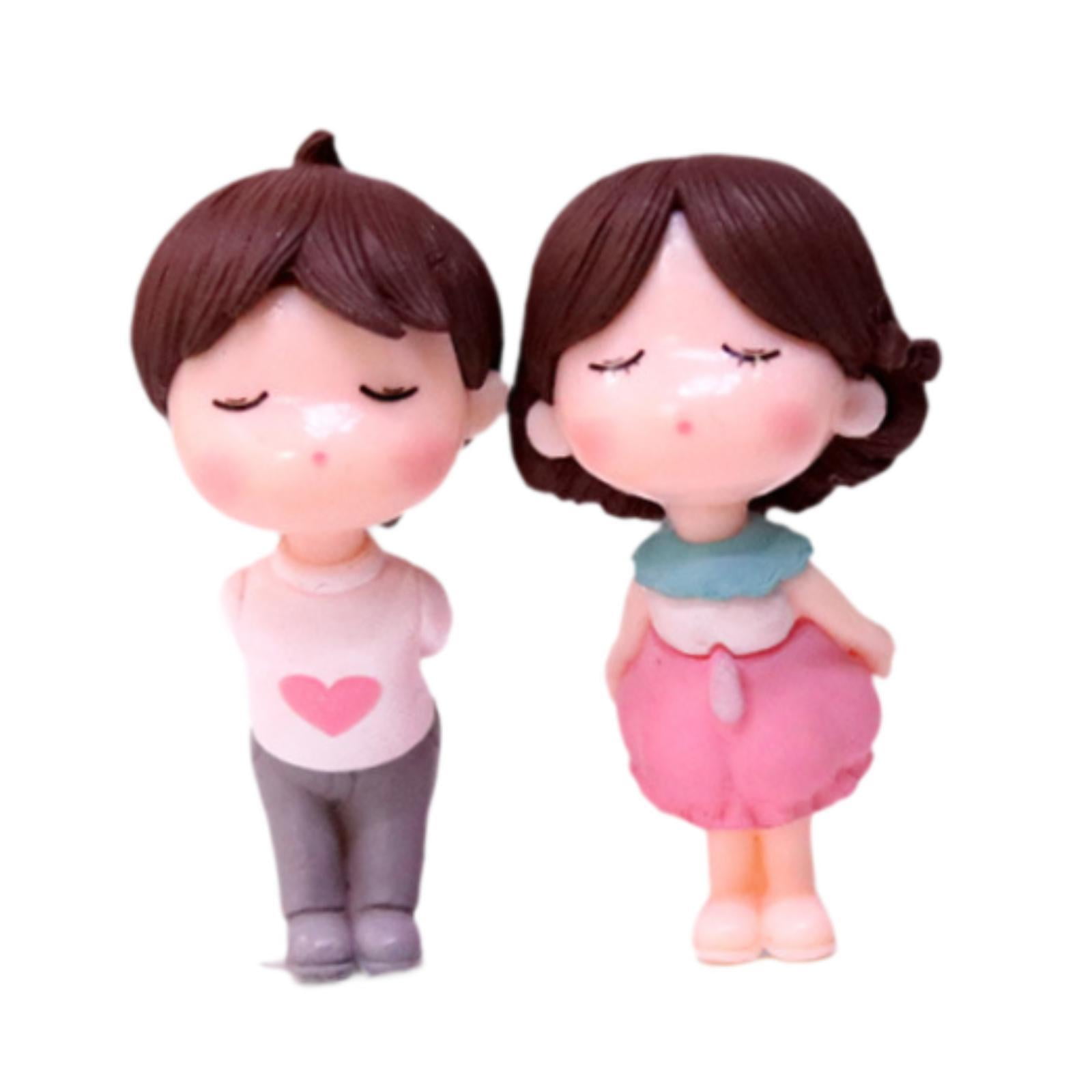 Magideal - Toppers Toppers Novios Figuras De Novio Diseño De La Decoración Del Hogar Decoración Del Hogar Muñecas Para Proyectos De Arte Fiestas De Despedida De Rosa Blanco