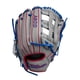 thumbnail image 1 of Guante de béisbol Wilson A900® PF12 Pedroia Fit 30 cm gris/rojo/royal, 1 of 5