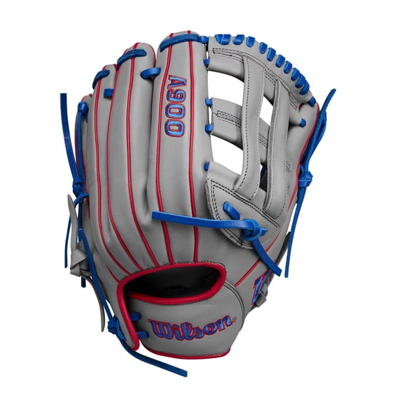 Guante de béisbol Wilson A900® PF12 Pedroia Fit 30 cm gris/rojo/royal
