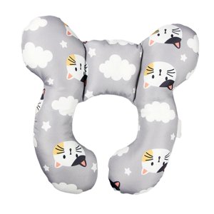Bothyi - Almohada De Apoyo Para El Cuello Del Bebé Almohada De Alimentación Para Cochecito De Bebé Viajes Bebé Gato