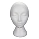 thumbnail image 1 of Cabeza de peluca de espuma, modelo de exhibición de pelucas, Base estable profesional de 11 ", soporte de peluca blanca multiusos, cabeza de maniquí f, 1 of 5