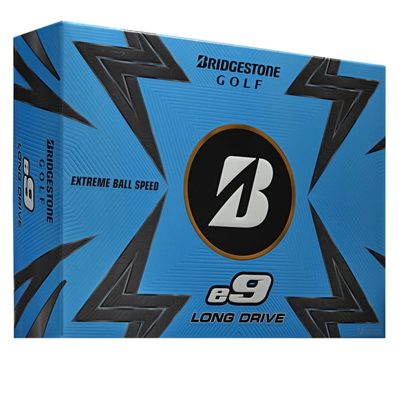 Pelotas de golf Bridgestone Golf 2023 e9 Long Drive, color blanco