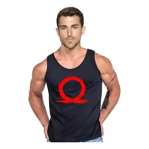 Persodesign - Polera God Of War Musculosa Tank Gym Pesas Crossfit Talla M Negro Hombre