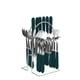thumbnail image 1 of XmhyTop Juego de Cubiertos de Plata Verde Oscuro 24 Piezas Flatware Set de Acero Inoxidable, Ideal para Familias y Eventos, 1 of 5