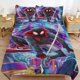 thumbnail image 1 of Into The Spider-Verse Bedding Sets Ultra Soft Skin-Friendly Duvet Cover 3 Piece, Cute Comforter Cover Bed Set for Boys Girls Kids, 1 of 5