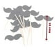 thumbnail image 2 of Pack de 12 Cupcake Toppers de Bigotes, 2 of 2