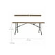 thumbnail image 3 of Mesa Plegable 1.80 Mts Tipo Maleta con Seguro Estilo CAFE, 3 of 4