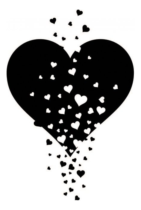 Rienda Libre Graphics - Decomural Love Heart Nursery Ws-44187