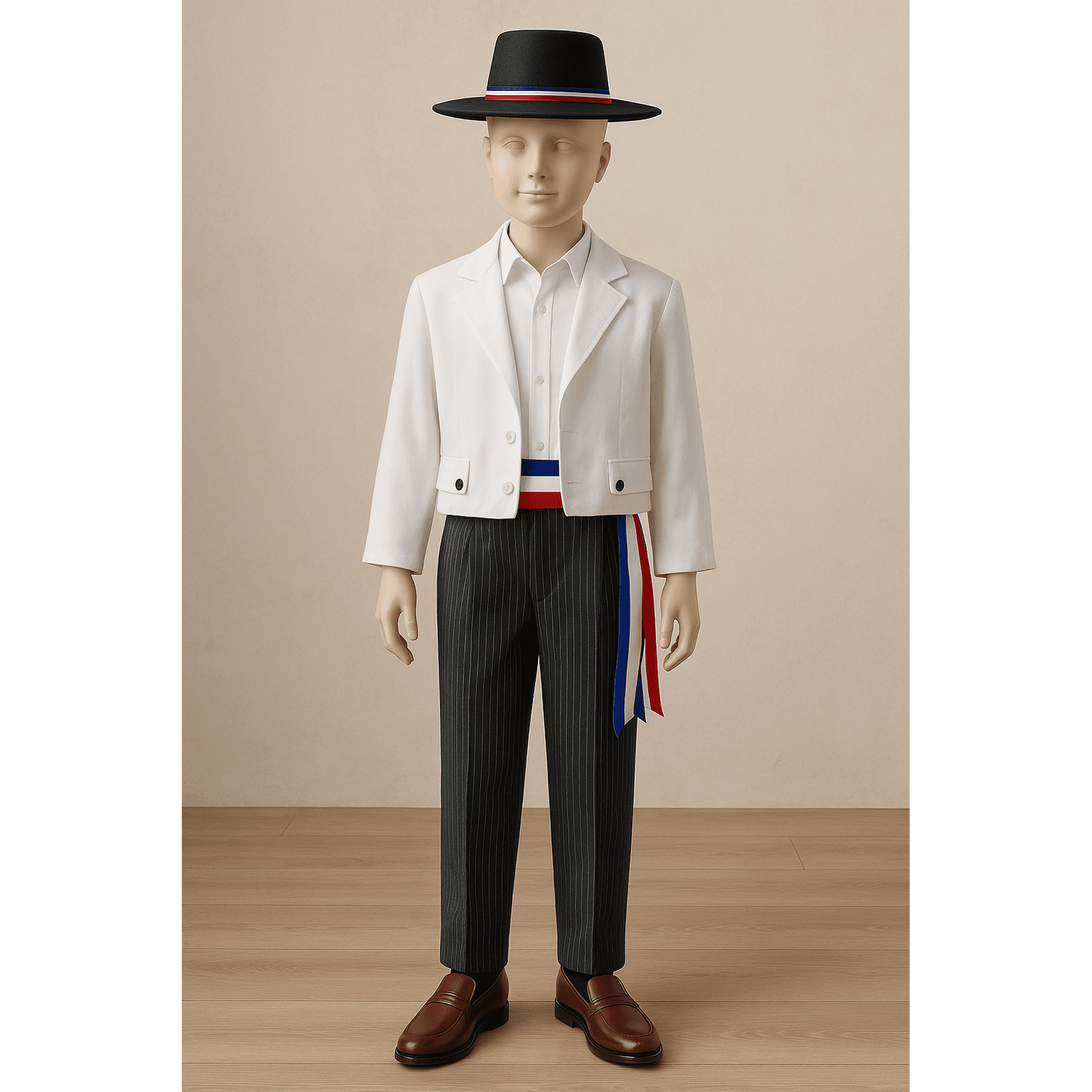 Genérico - Traje Vestimenta Tipica Huaso-fiestas Patrias Niños