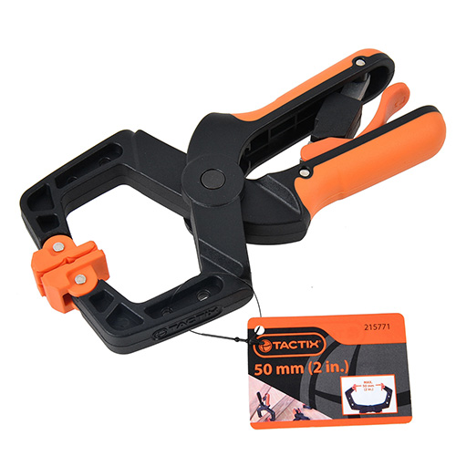 Tactix - Prensa Tipo C Con Trinquete De 50 Mm