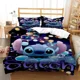 thumbnail image 1 of x415 Bed SheetsCute Lilo Stitch Angle Love Child Duvet Cover Set HD Comforter Cover for Kids Bedding Sets Bedclothes Bedroom Decor 3-Piece Bedding Set (1 Duvet Cover + 2 Pillow Shams) nj415, 1 of 5