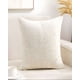 thumbnail image 3 of Pack De 4 Fundas De Cojin Chenille Linea Blanco, 3 of 3