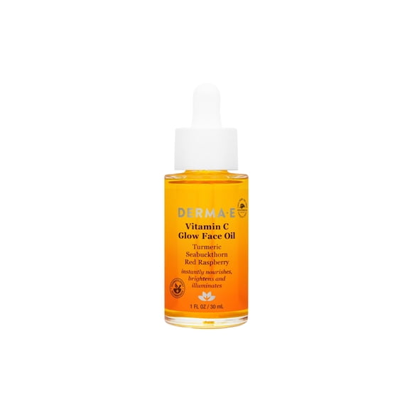 Aceite facial Derma E Vitamina C Glow con cúrcuma 30 ml