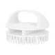 thumbnail image 1 of Cepillo de Champú para Cuero Cabelludo, Cepillo Exfoliante para Lavado de Cabello, Cepillo Manual Ergonómico Húmedo Y Seco, Depurador de Cuero Cabellu Blanco, 1 of 5