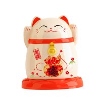 Magideal - Caja De Palillos De Dientes, Caja De Baño, Palillo De Hilo Dental, Hisopo De Algodón, Tanque De Almacenamiento, Dispensador De Palillos De Dientes Par Amarillo