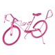 thumbnail image 5 of Hecho a mano Metal Bicicleta Modelo Juguete Arte Artesanía Oficina Escritorio Escaparate Decoración Rosa, 5 of 5