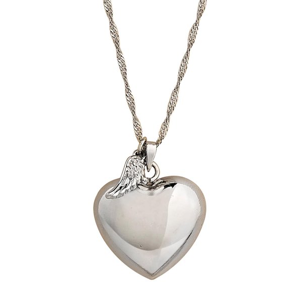 Collar Roman 13546 Llamador de Ángeles con Campana en Forma de Corazón de 90 cm Latón
