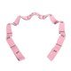 thumbnail image 1 of Yoga Pull Strap Fitness Estiramiento Banda Resistencia Loop 9 Loops Rosa, 1 of 5