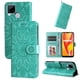 thumbnail image 5 of Funda tipo cartera FOXDOCK para Realme C15 , diseño girasol en relieve, cuero PU, cierre magnético, soporte y tarjetero, 5 of 5