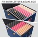 thumbnail image 3 of BALEINE File Organizer Box with Lid, Collapsible Hanging File Box, 3 of 3