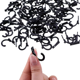 thumbnail image 5 of Paquete De 50 Ganchos De Pared Belug Ganchos De Pared Negros Negro, 5 of 5