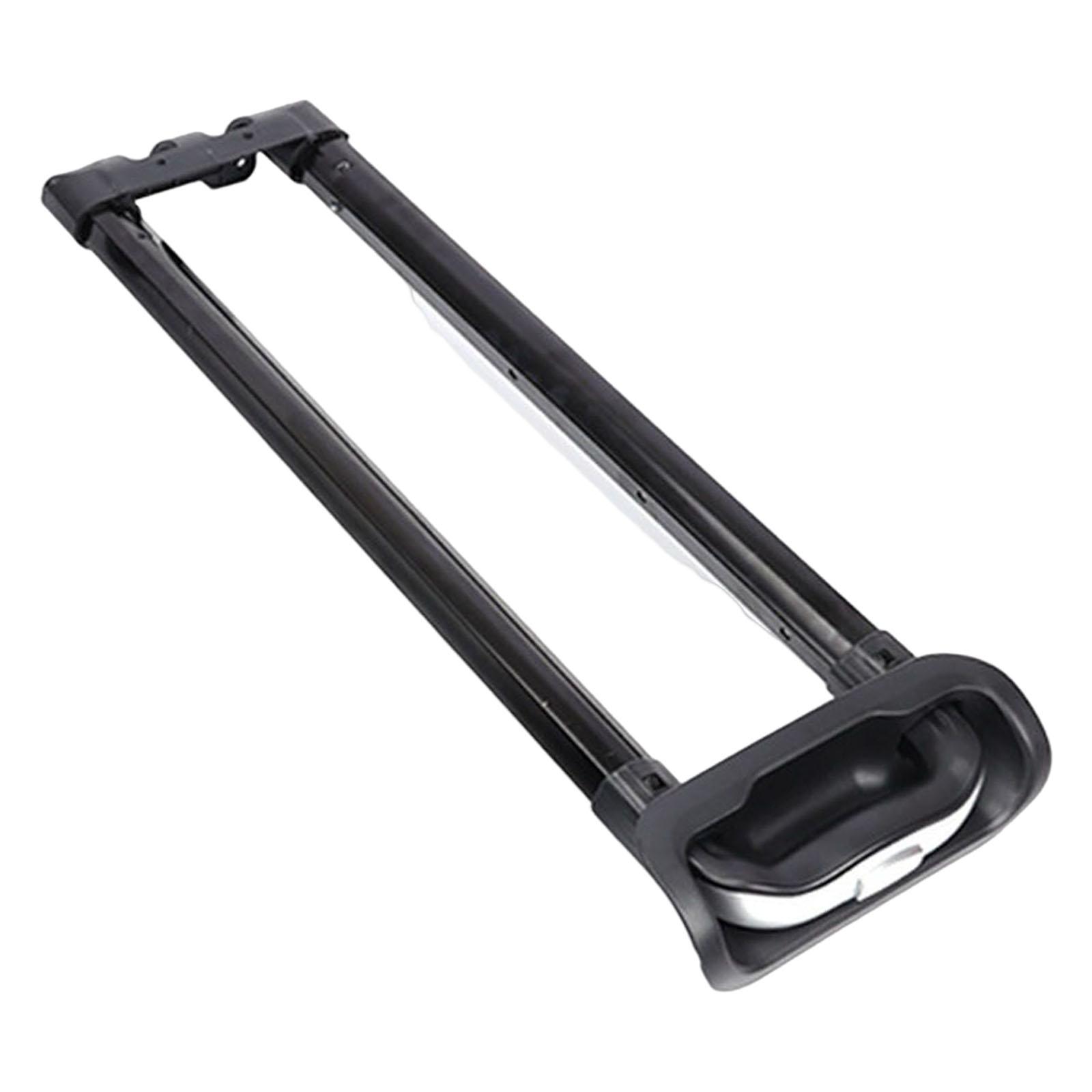 Magideal - Manija Telescópica De Repuesto Para Enfriador, Varilla De Tracción Ajustable De Piezas, Negro Para Caja De Equipaje, Carrito Con Altavoz, Maleta, Cubo , Tres Secciones