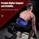 thumbnail image 4 of Cinturón de levantamiento de pesas para entrenamiento físico en gimnasio: cinturón doble acolchado de nailon con soporte lumbar para culturismo, entrenamiento funcional, levantamiento de potencia, pes, 4 of 8