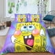 thumbnail image 2 of Fundas Nórdicas De Bob Esponja Para Niños Y Niñas Con Estampado 3d De Personajes De Anime Funda De Edredón Con Cierre De Cremallera Juego De Ropa De Cama Con Fundas De Almohada, 2 of 3