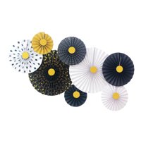 Bothyi - Mini Abanicos De Papel Cumpleaños Baby Shower Banquete De Boda Decoración Colgante C