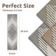 thumbnail image 2 of Alfombras para escalones PADOOR 15 piezas 3D autoadhesivas antideslizantes 20 x 76 cm gris, 2 of 6