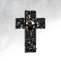 Genérico - Cuadro Cruz Con Oración Padre Nuestro