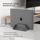 thumbnail image 3 of Soporte vertical para portátil HumanCentric MacBook Pro/Air Space Grey, 3 of 8