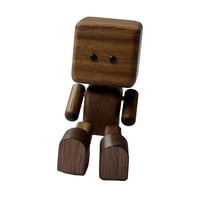 Bothyi - Adorno De Muñeca Con Pies Temblorosos Para Coche, Bonito Adorno Para Estantería De Escritorio, De Nogal, Sin Tapa.