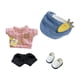 thumbnail image 2 of Camiseta De Muñeca + Accesorios De Disfraz De Pantalones Vaqueros Para Muñecas Colgantes De 15 Cm Regalos De Año Nuevo Estilo E, 2 of 3