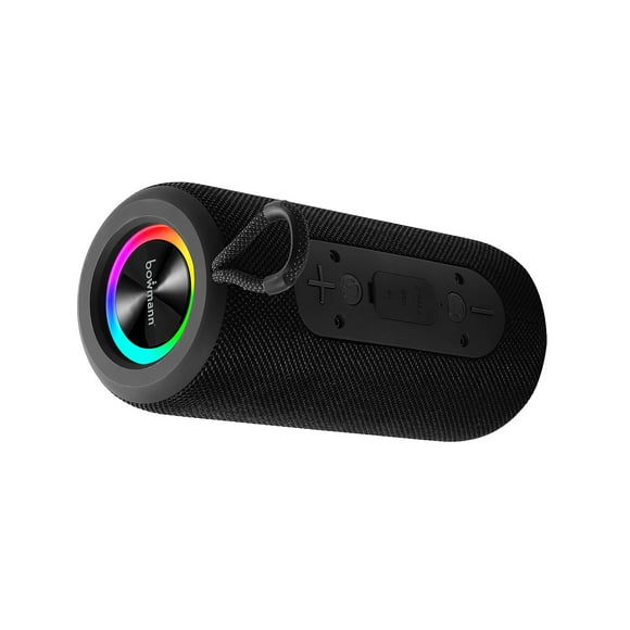 Parlante Portatil Bluetooth Bowmann Tws Con Fm 50w Bts-200x Negro