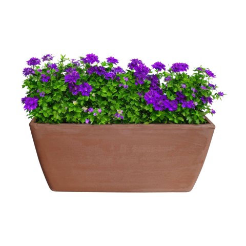 Deroma - Jardinera Rectangular Garda 42Cm Terrarcilla