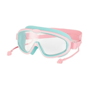 Genérico - Gafas De Natación Para Niños, Accesorios De Natación, Gafas De Natación De Silicona Con Vista Panorámica, Color Rosa