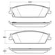 thumbnail image 2 of Pastillas Freno para auto Chevrolet Suburban 2007-2014 Delantero, 2 of 4