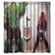 thumbnail image 1 of Cortina de ducha de Hulk, juego de cortinas de baño con ganchos, tamaño 66 x 72 pulgadas, 1 of 3